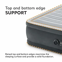 Intex 64413ED Elevated Dura Beam Fiber Tech Airbed with Pump