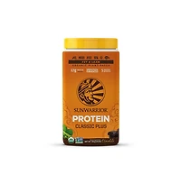 Sunwarrior Classic Plus Protein Powder, Plant-Based Protein, Sunwarrior, Chocolate Flavor, 750gm (30 Servings)