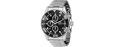 Invicta Men's Pro Diver Quartz Chronograph Black Dial Watch
