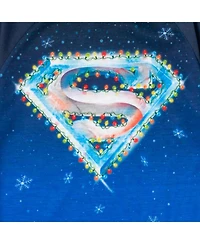Justice League Little Boys Pullover Pajama Shirt and Pants Sleep Set
