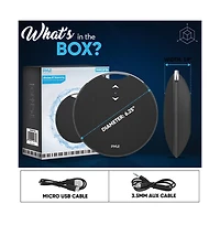 Pyle Portable Wireless Bluetooth Streaming Mini Speaker With IPX7 Waterproof Rating & Built-in Microphone