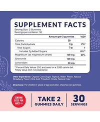 Mav Nutrition Magnesium Calming Gummies For Kids, Calming Supplement with Chamomile & Lemon Balm for Kids Sleep, Mav Nutrition, 60ct