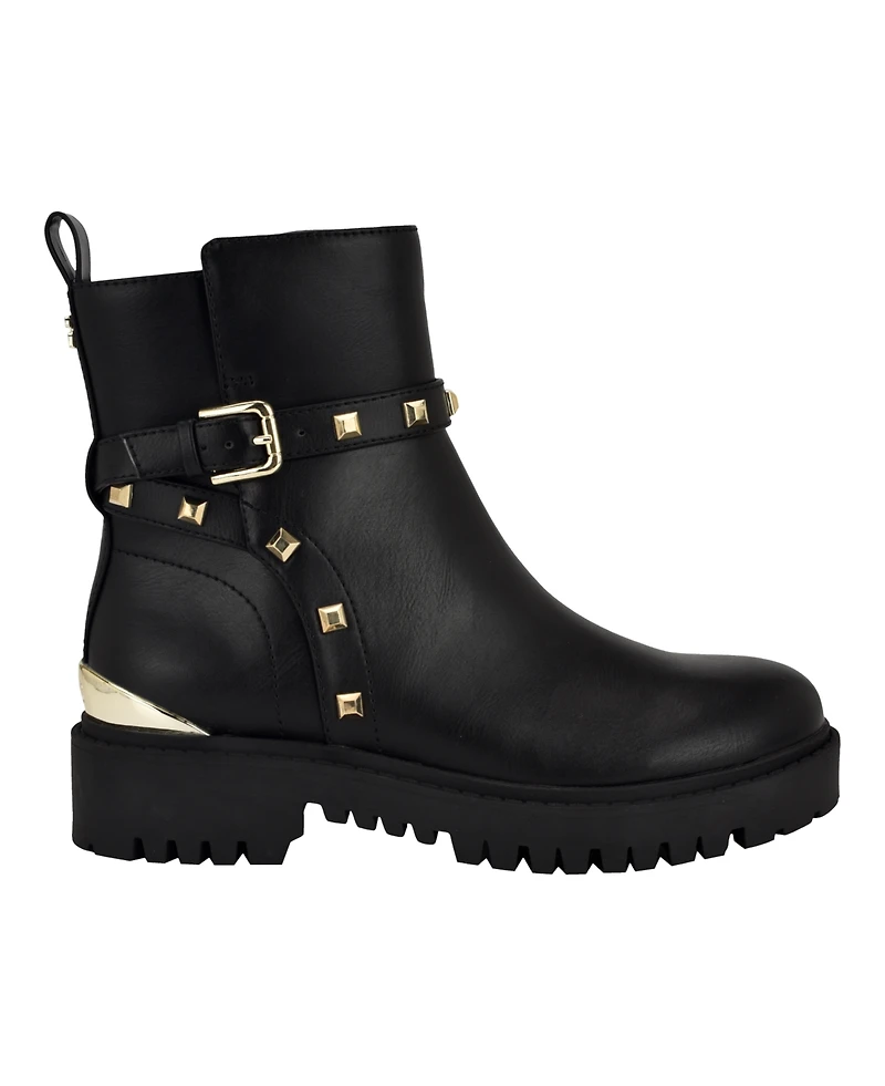 Guess Women's Oliy Studded Chelsea Ankle Boots