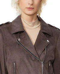 Kimi + Kai Women's Willa Faux Suede Moto Jacket