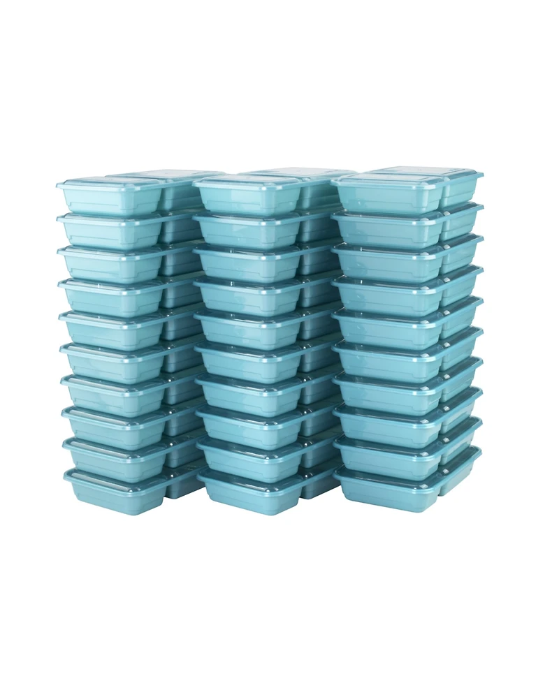 Good Cook Meal Prep Rectangle Two Compartment 30 Pack Container