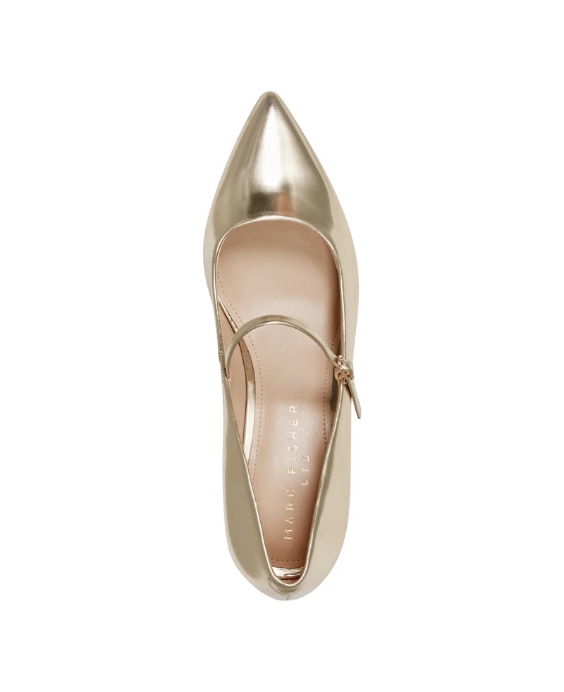 Marc Fisher Ltd Women's Luccie Mary Jane Pointy Toe Dress Pumps