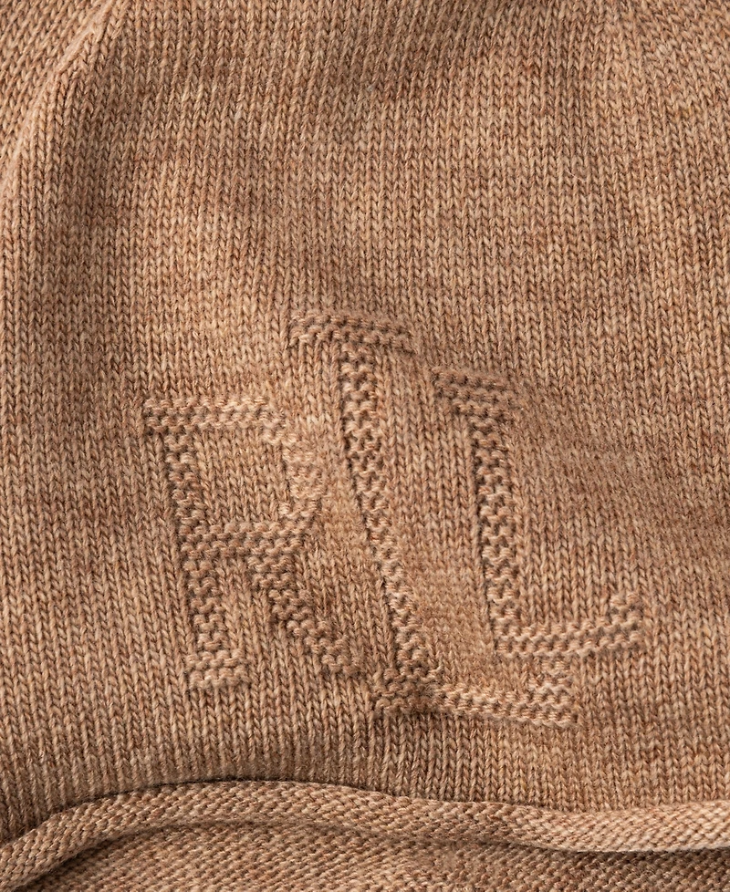 Lauren Ralph Textured Logo with Pom Hat