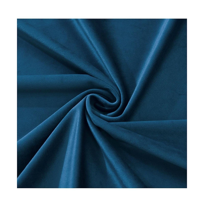 Heavyweight Velvet Curtain Rod Pocket Panels (Set of 2), 52" W x 108" L