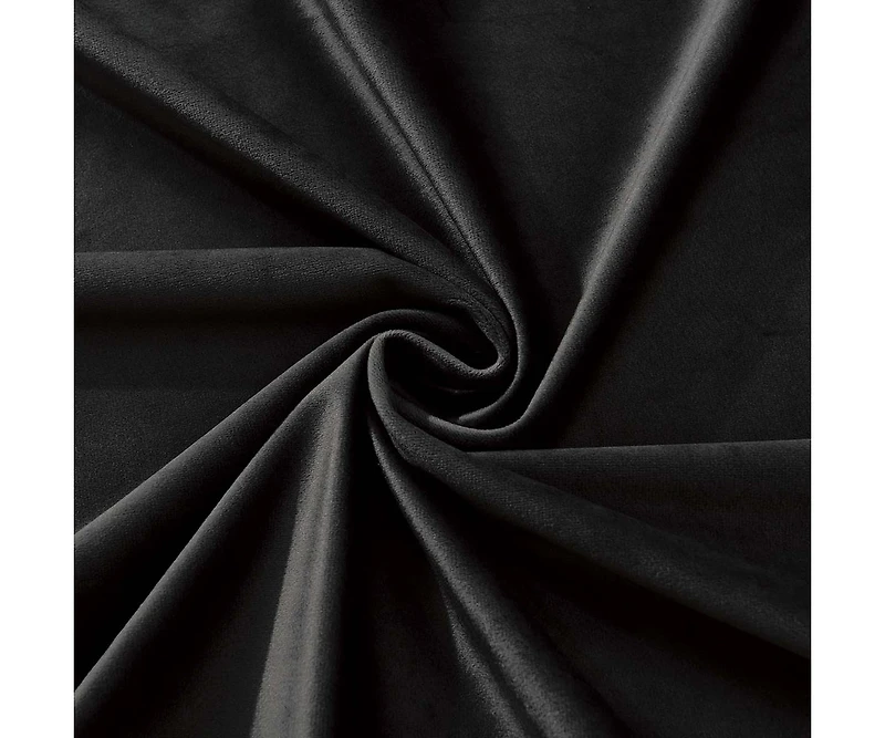 Heavyweight Velvet Curtain Rod Pocket Panels (Set of 2), 52" W x 108" L