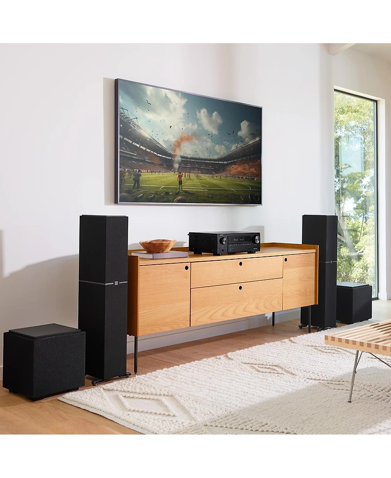 Denon AVRX1800H 7.2 Channel 8K Home Theater Receiver with Dolby Atmos, Heos Built-In, and Audyssey Room Correction