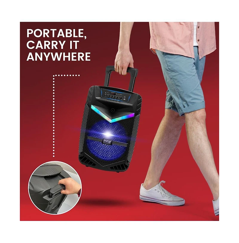 Pyle Portable Bluetooth Pa Speaker System