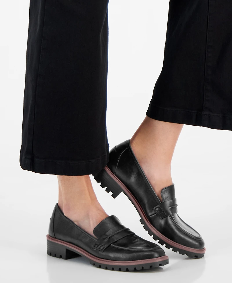 Style & Co Women's Wandaa Slip-On Lug Loafer Flats, Created for Macy's