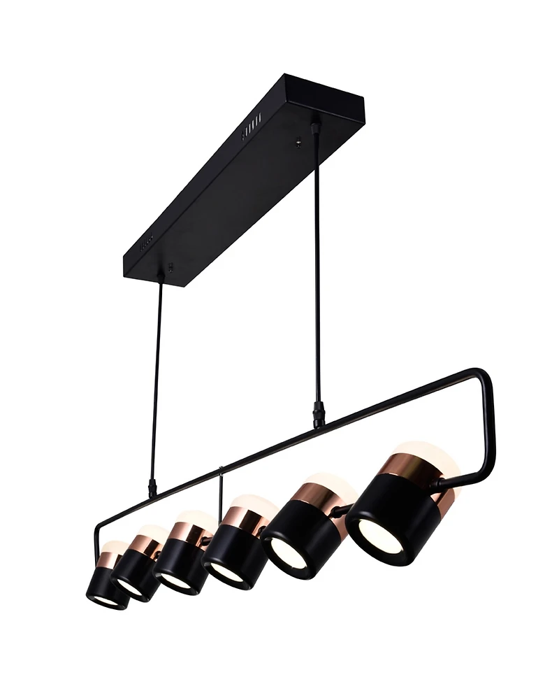 Cwi Lighting 8" Metal Moxie Led Pool Table Light