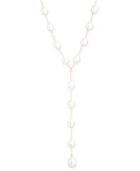 Emily in Paris Gold-plated Freshwater Pearl 16" Lariat Necklace