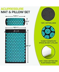Acupressure Mat and Pillow Set