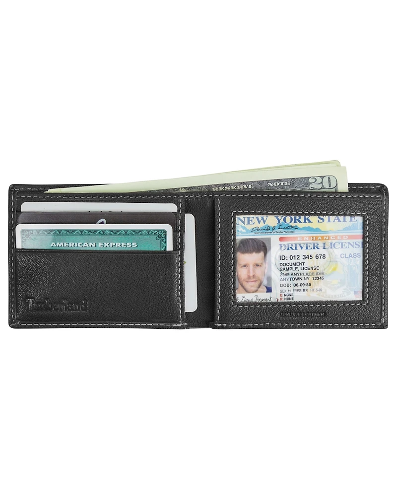 Timberland Men's Blix Slimfold Leather Wallet