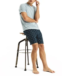 Nautica Men's Crafted Printed Poplin Sleep Short