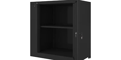 Slickblue Metal Office Cabinet with 2 Drawers and Adjustable Shelves for Versatile Storage Solutions