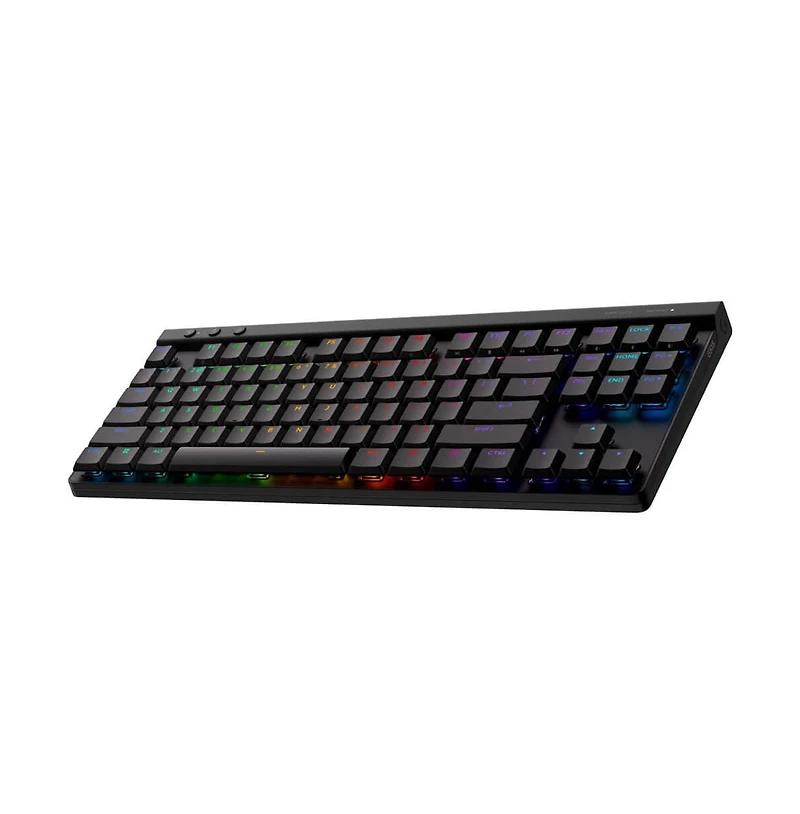 Logitech G515 Lightspeed Tenkeyless Wireless Low Profile Gaming Keyboard with Tactile Switches - Black
