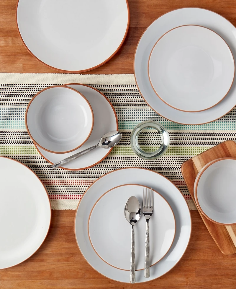 Infuse 12 Pc. Stoneware Dinnerware Set, Service for 4