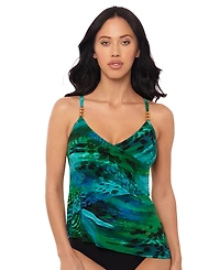 Magicsuit Women's Margarita Elsa Printed Underwire Tankini Top