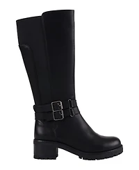 Gc Shoes Women's Jonah Lug Sole Block Heel Knee High Boots