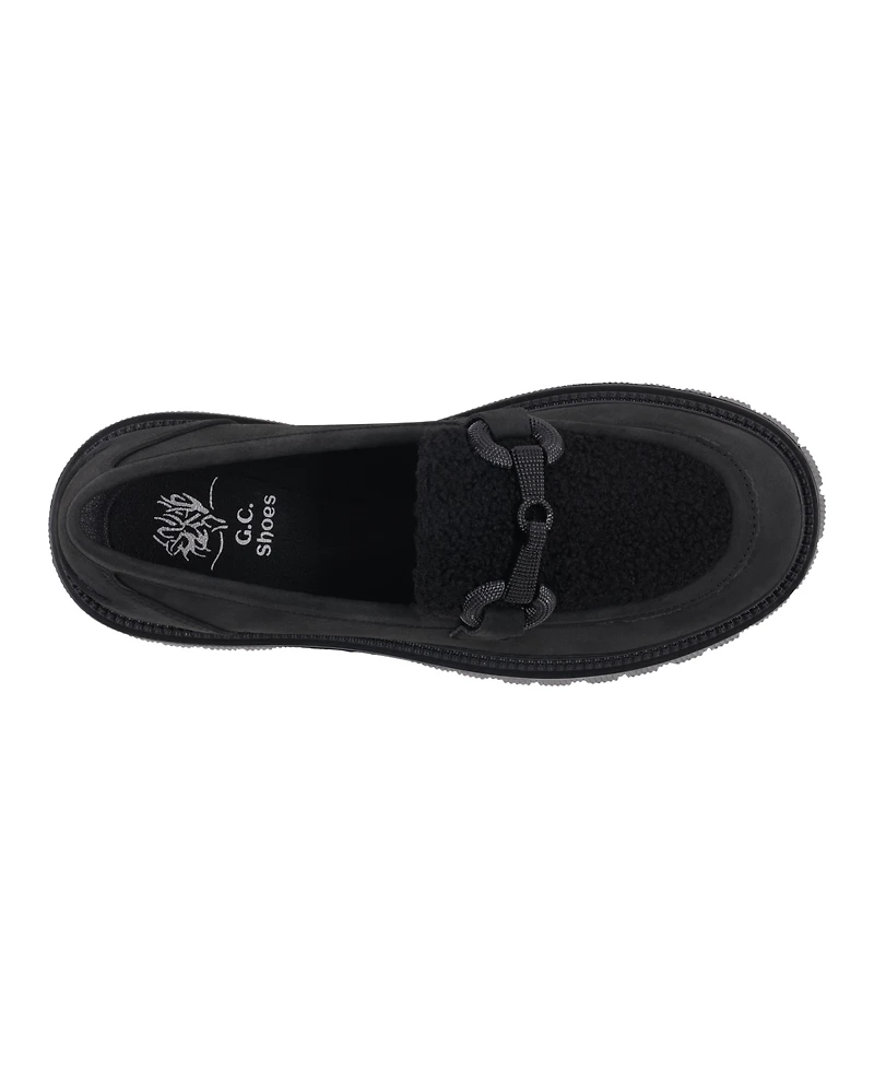 Gc Shoes Women's Vince Shearling Lug Sole Loafers