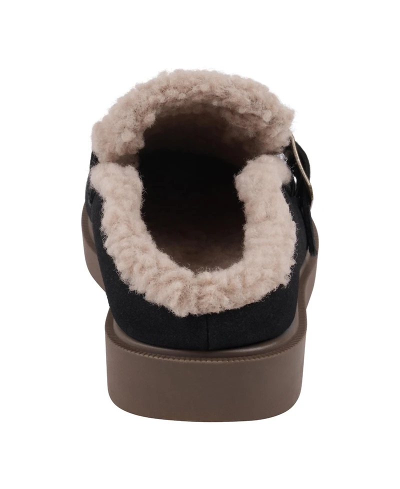 Gc Shoes Women's Vallery Cozy Shearling Slip On Mules