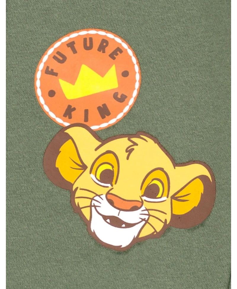 Disney Toddler Boys Lion King Fleece Pullover Hoodie and Pants Outfit Set to (18 Months - 10-12)