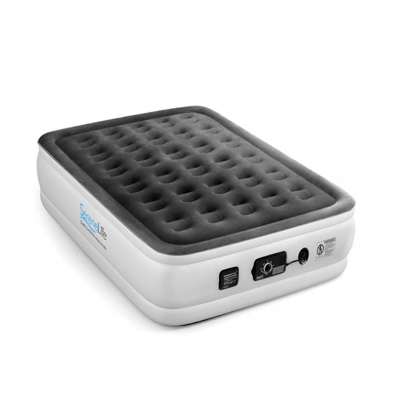 SereneLife 18" Full Premium Raised Airbed With Built-in Pump