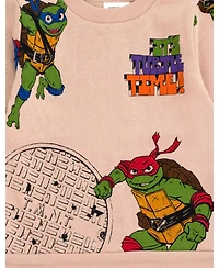 Teenage Mutant Ninja Turtles Fleece Sweatshirt and Pants Outfit Set Infant to Big Kid Sizes (12 Months - 14-16)