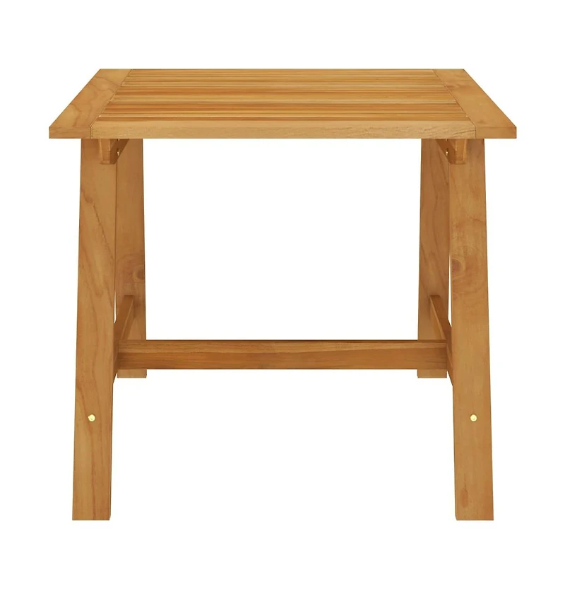 vidaXL Patio Dining Table 34.6"x34.6"x29.1" Solid Acacia Wood