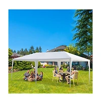 Slickblue Durable Outdoor Party Tent with Non-Cloth Pe and Sprayed Iron Pipe for Events
