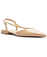 Arezzo Women's Charli Elastic Closure Ballet Flats