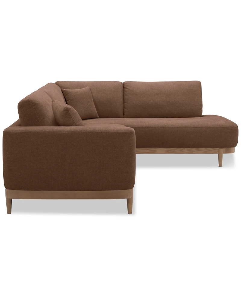Jharli 2-Pc. Fabric Sectional Sofa, Created for Macy's