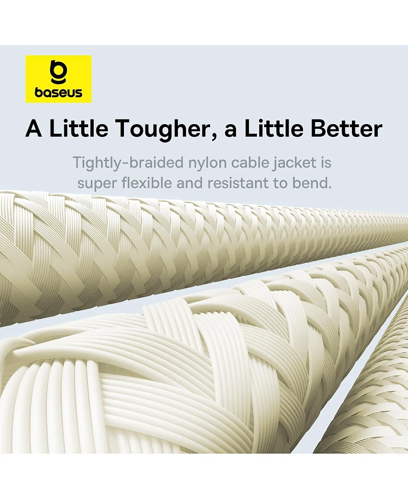 Baseus Usb-c to Usb-c Cable 100W Usb Charging Cable 3.3ft, Yellow