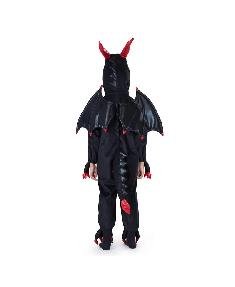 Dress Up America Black Dragon Jumpsuit Costume Set