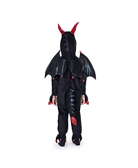 Dress Up America Black Dragon Jumpsuit Costume Set