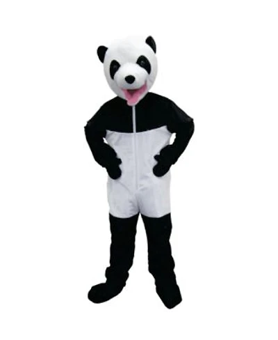 Dress Up America Giant Panda Jumpsuit Head Mask Mascot Kids Girls Boys