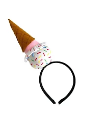Dress Up America Ice Cream Cone Headband - Kids Girls