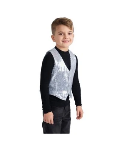 Dress Up America Sequined Party Vest Kids Girls Boys