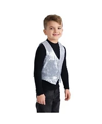 Dress Up America Sequined Party Vest Kids Girls Boys