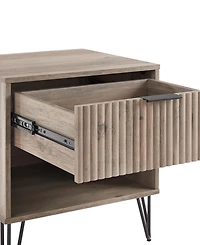 Manhattan Comfort Dumbo 2-Piece 1-Drawer Modern Nightstand Set