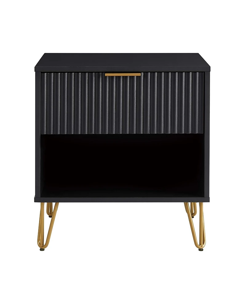 Manhattan Comfort Dumbo -Drawer Modern Nightstand