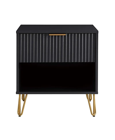 Manhattan Comfort Dumbo -Drawer Modern Nightstand