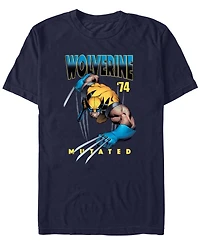 Fifth Sun Men's Wolverine All Mutated Short Sleeve T-Shirt