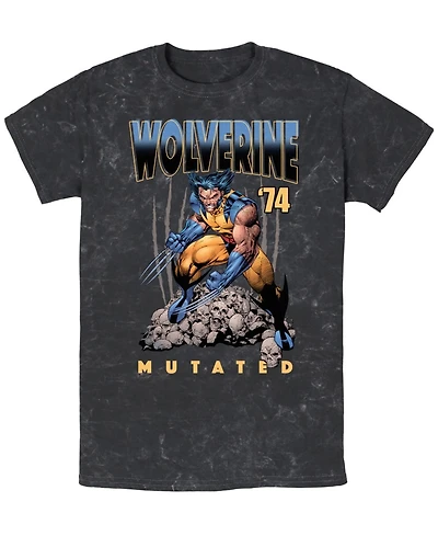 Fifth Sun Men's Wolverine Mutated Short Sleeve Mineral Wash Tee