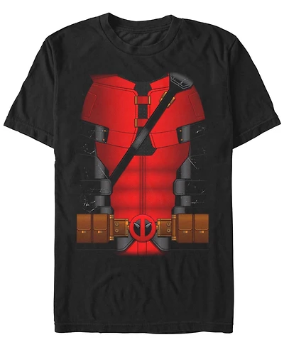Fifth Sun Men's Deadpool Costume Short Sleeve T-Shirt