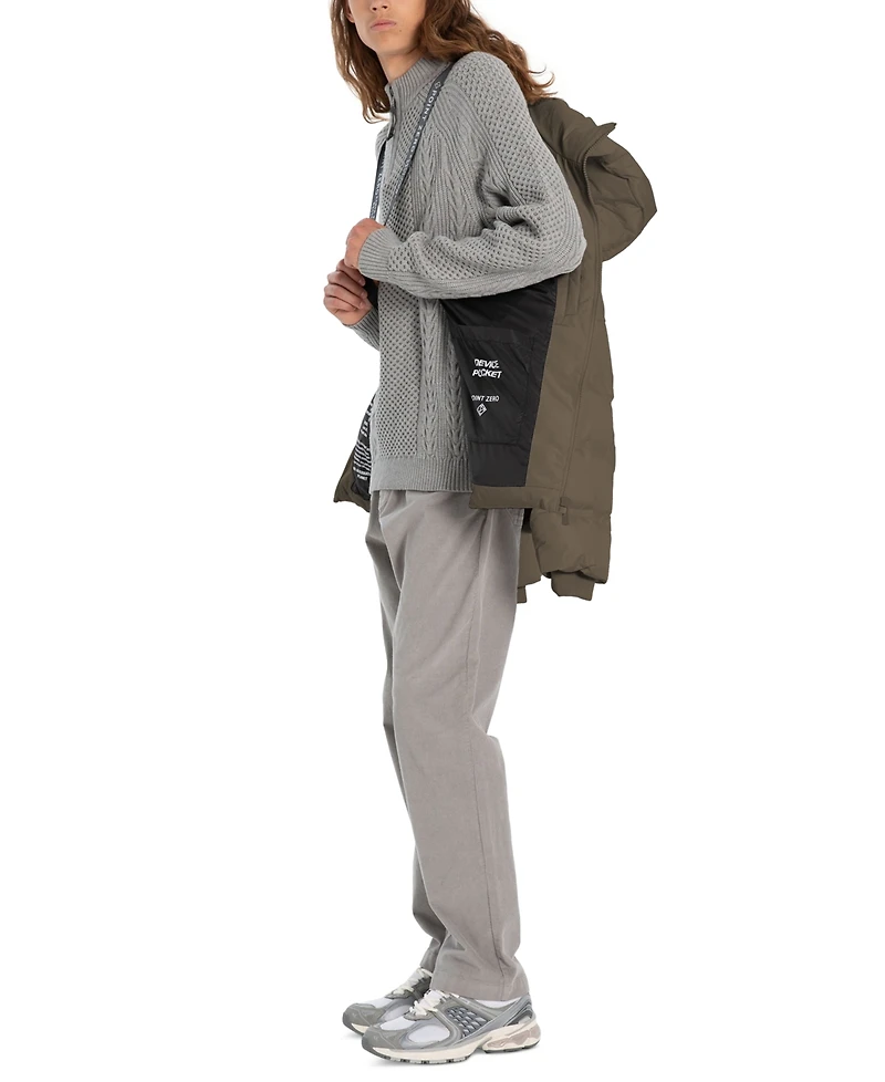 Point Zero Men's Midweight Heat-Sealed Puffer Jacket