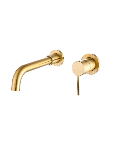 Wall Mount Faucet for Bathroom Sink or Bathtub Sleek and Space-Saving Design